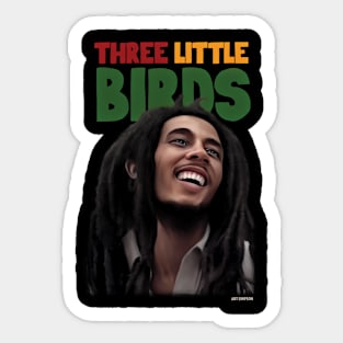 3 Little Birds Sticker